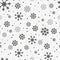 Snowflake Pattern - Snowflake vector pattern. Each snowflake is grouped individually for easy editing.