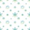 Snowflake pattern tropical sky color white background
