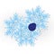 Snowflake pinned vector