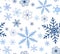 Snowflake seamless background