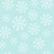 Snowflake seamless pattern