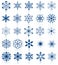 Snowflake shapes set 2