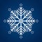 a Snowflake symbol, icon, logo for design Christmas vector, illustration element collection. A vector Soft white snowflake on