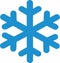 Snowflake symbol winter