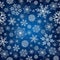 Snowflake vector seamless pattern weather traditional winter december wrapping paper christmas background.