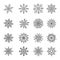 Snowflake Vector, star, white, symbol, graphic, crystal, frozen,