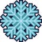 Snowflake winter design illustration vector