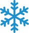 Snowflake winter icon