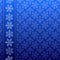 Snowflake winter pattern