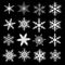 Snowflake winter set