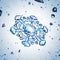 Snowflakes Blue Ice Crystal Winter Symbol