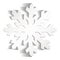 Snowflakes cut from paper