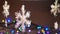 Snowflakes decoration new year