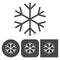 Snowflakes icon - vector icons set