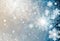 Snowflakes illustrated background for designs, v8