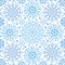 Snowflakes lace symmetry seamless pattern