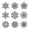 Snowflakes and Mandala collection