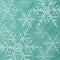 Snowflakes pattern on dark turquoise background digital illustration