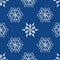 Snowflakes pattern. Endless simple illustration, image. Creative