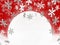 Snowflakes and stars for Christmas as a background or a banner