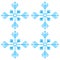 Snowflakes thin line ftat design