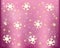 Snowflakes, winter frosty snow background