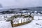 Snowing Old Whaling Camp Boat Mikkelsen Harbor Antarctica