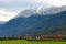 Snowline and Canada`s Mount Cheam