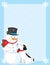 Snowman Background