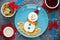 Snowman for breakfast - Christmas fun food for kids