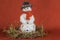 Snowman Christmas Scene