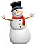 Snowman Clip Art Isolated