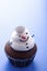 Snowman cupcake