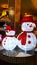 Snowman decoration, merry christmas, happy new year