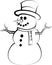 Snowman Drawing