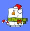 Snowman with gifts 2