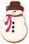 Snowman Gingerbread Cookie