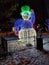 Snowman light display