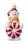 Snowman Ornament isolated