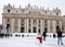 Snowman in St. Peter\'s square