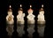 Snowmen Candles