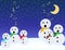 Snowmen sing