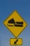 Snowmobile Road Crossing Sign
