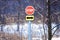 Snowmobile Stop Sign   801245