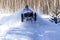 Snowmobiling in deep powder with high speed