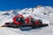 Snowplow at Mountains ski resort Bad Hofgastein Austria