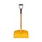 Snowplow Shovel Designed For Effortless Snow Removal. Its Ergonomic Handle And Durable Blade, Vector Illustration