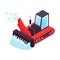 Snowplow Truck Icon