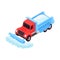 Snowplow Truck Illustration