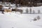 Snowscape close to Grenoble. France